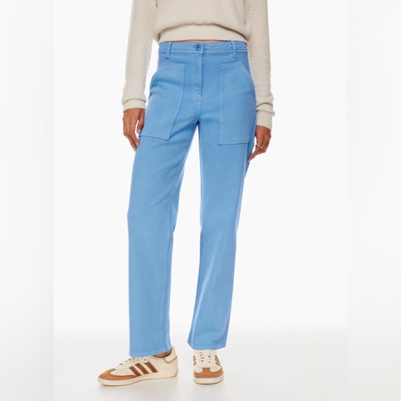 WILFRED FREE RYLEY PANT LONG UN FADED INDIGO SIZE 2 - Picture 1 of 8